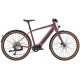 vue latérale vélo électrique urbain KONA Dew-E DL 2022 rouge métallique