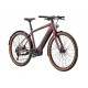 vélo électrique urbain KONA Dew-E DL 2022 rouge métallique