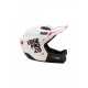 vue latérale casque urge BOMBAIR blanc