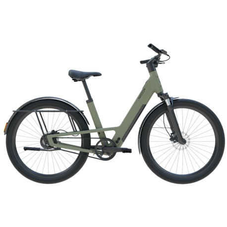 IWEECH Promenade vue latérale vélo urbain électrique intelligent vert