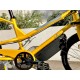 Moteur électrique YUBA Kombi vue latérale vélo cargo jaune