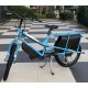 YUBA Kombi vue ville vélo cargo bleu